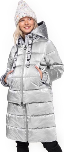 Пальто Orby серебристый