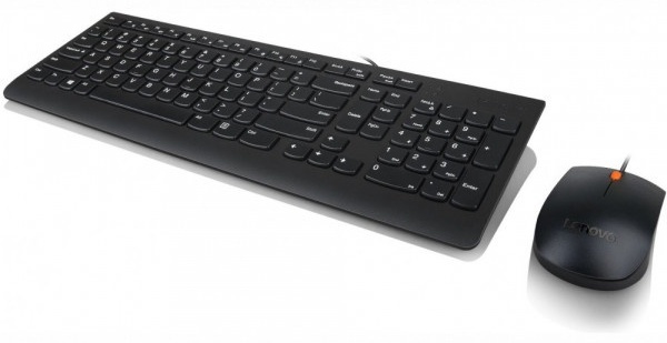 Клавиатура Lenovo 300 USB Combo Wired черный