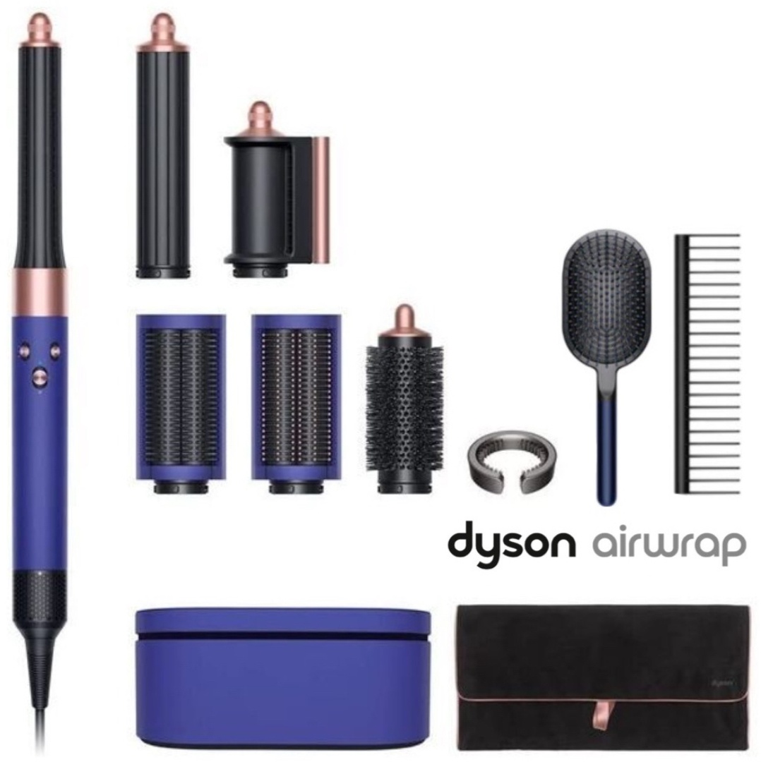 Dyson Airwrap HS05 Complete с дорожным чехлом и расческами стайлер черный, фиолетовый