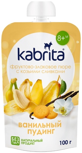 Детское пюре Kabrita 19733784 100 г, с 8 месяцев