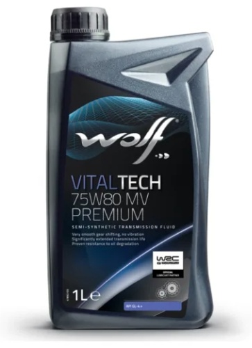 Масло полусинтетическое WOLF VITALTECH 75W80 MV PREMIUM 1л