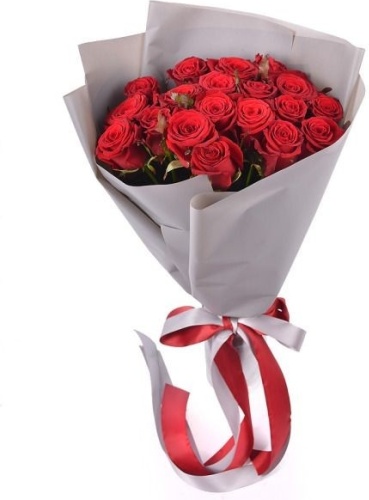 Bestflowers моно-букет в оформлении роза 15 шт 50 см