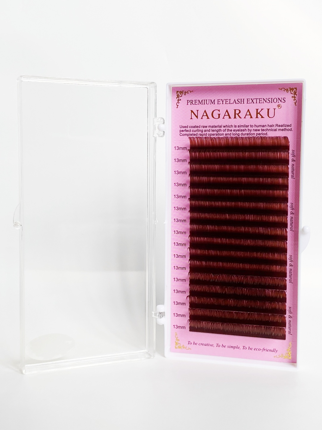 NAGARAKU единичные D 0.10 мм коричневый 13 мм