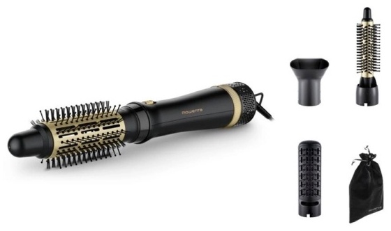 Rowenta CF6330F0 фен-щетка черный, золотой