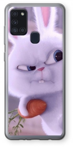 Чехол Qeeca для Samsung Galaxy A21s белый