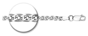 Diamant 96-180-06080-1_55 длина 55 см, вес 15.41 г серебро, плетение нонна