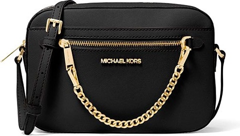 Сумка кросс-боди Michael Kors натуральная кожа черный