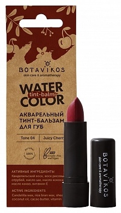 Botavikos Water Color Tint Balm тинт для губ 4 Сочная вишня