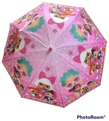 Зонт-трость UMBRELLA автомат розовый