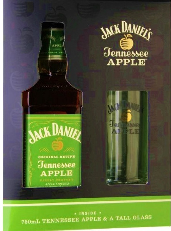 Купить Подарочный набор Jack Daniels Tennessee Apple виски 35% 700 мл в ...