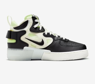 Кроссовки Nike Nike Air Force 1 Mid React  мультиколор, черный