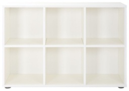 Стеллаж Abuer Mebel 1850000, ЛДСП, 64.3x30x95.7 см, белый