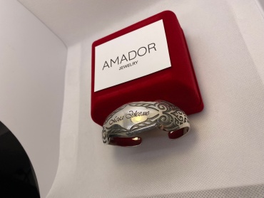 Amador 2000000897653 длина 18 см, вес 25.5 г серебро, плетение обод