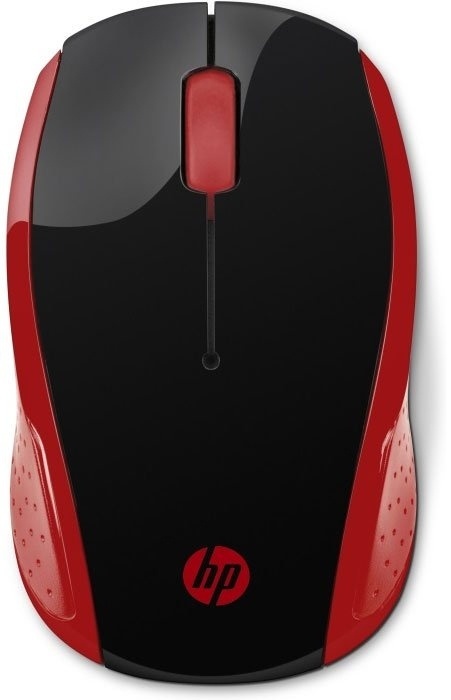 Мышь HP Europe 200 2HU82AA красный