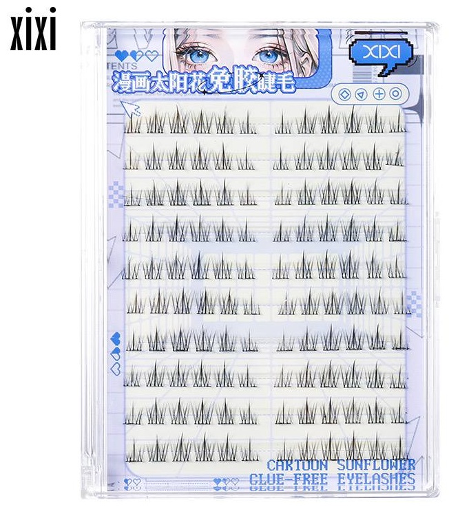 XIXI пучковые D 0.03 мм черный mix 4-7 мм, mix 7-10 мм