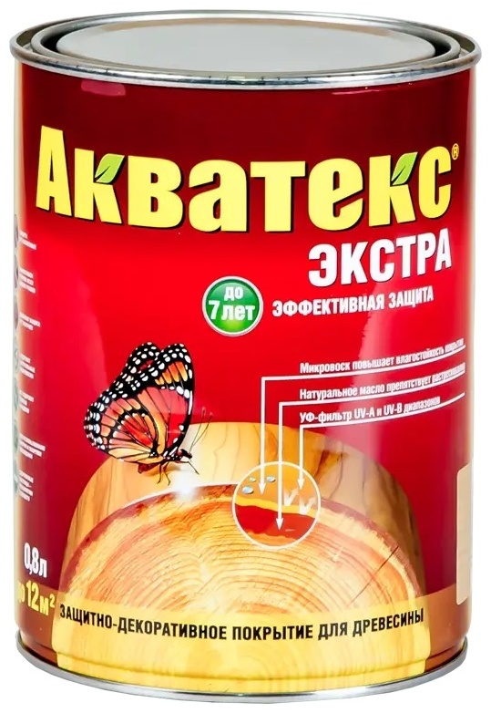 Купить Пропитка АКВАТЕКС Экстра тик 0.8 л в кредит в Алматы – Kaspi Магазин