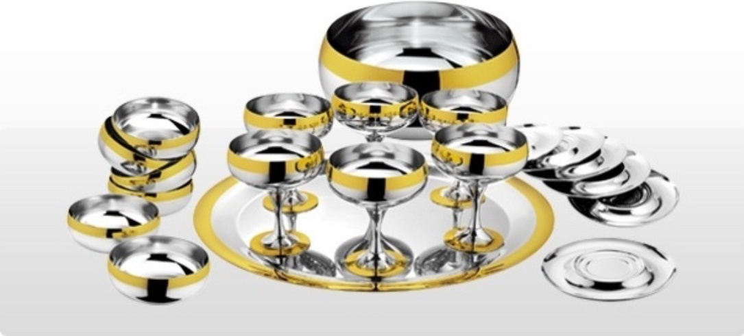 Zepter креманка LS-160DGDG круглая 20 шт, нержавеющая сталь
