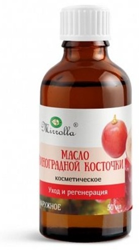 Mirrolla косметическое масло виноградных косточек 50 мл