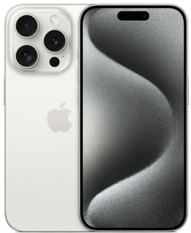 Смартфон Apple iPhone 15 Pro Max 256Gb NanoSIM+eSIM белый