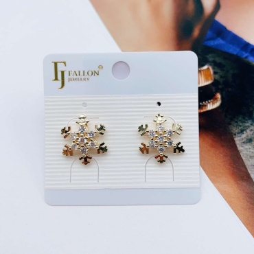 Серьги Fallon Jewelry бижутерный сплав, ювелирный сплав, медицинское золото, кристалл
