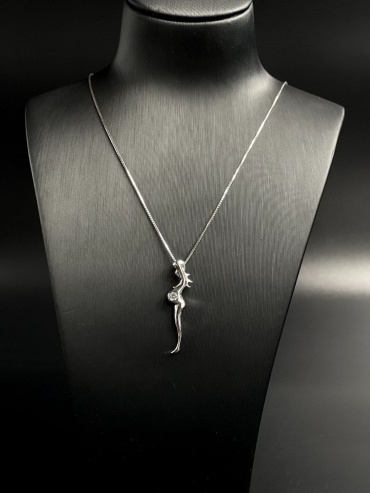 Подвеска QAZAQ SILVER 2000000018867 вес 2.13 г серебро, фианит