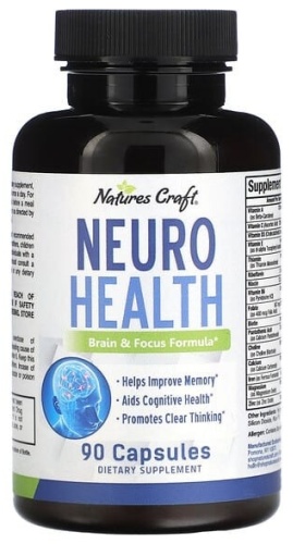Natures Craft Neuro Health капсулы 90 шт