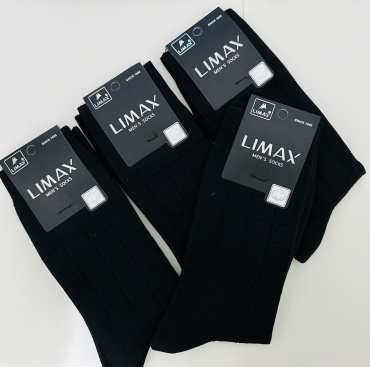 Носки LIMAX 4 пары черный 45-47