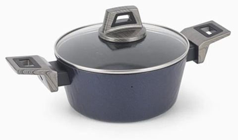 Кастрюля 3.4 л, Amercook AC0101105.24WP. 24см . 3.4 л алюминий