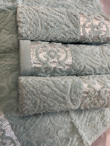 Полотенце Parisa Home 30x30 см, хлопок, махровая ткань, 10 шт,