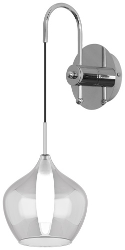 Бра настенный Lightstar G9, серебристый, прозрачный