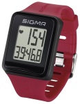 Фитнес-браслет Sigma iD.GO черно-бордовый