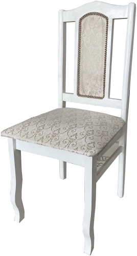 Стул Алтын Сапа Депутат П, 90x41x45 см, белый, кремовый
