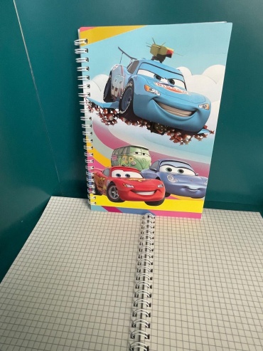 Блокнот Тачки , A5, 60 л, мультиколор