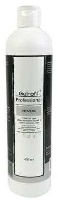 Gel-off Premium обезжириватель, средство для снятия липкого слоя 400 мл