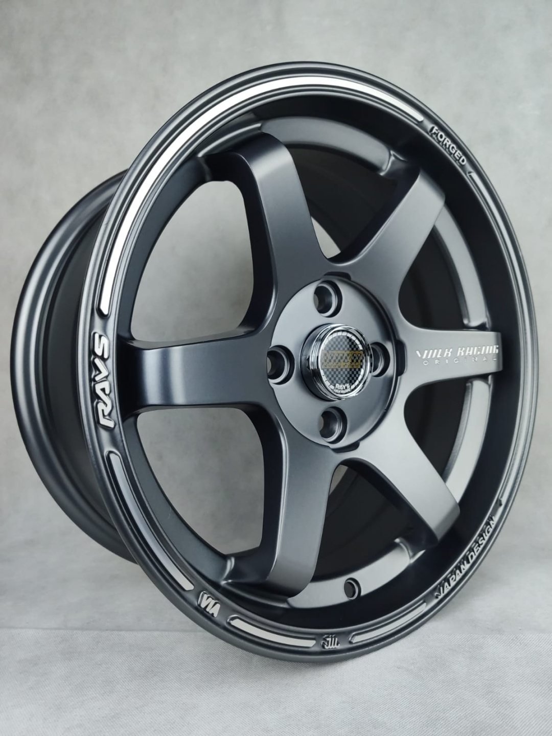 RAYS VOLK Volk Racing 7x15/4x100 D73.1 ET30 серый