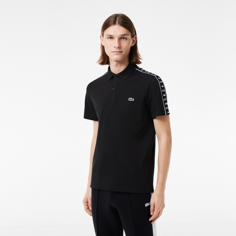 Поло LACOSTE черный
