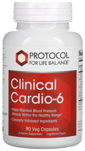 Protocol for Life Balance БАД Clinical Cardio-6 90 капсул