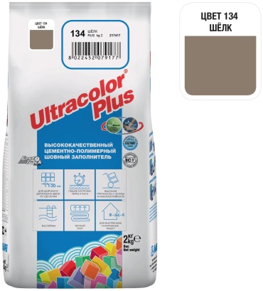 Mapei ULTRACOLOR PLUS 2 кг, цвет шелк 134