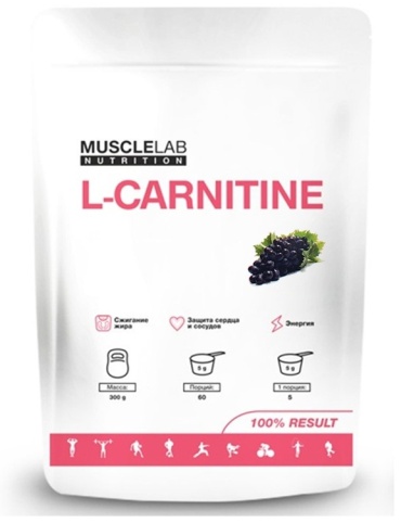MuscleLab Nutrition L-Carnitine Виноград 300 г