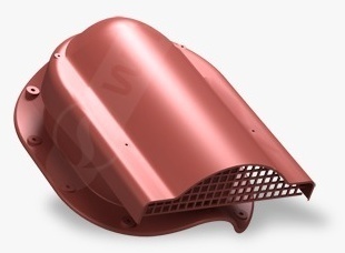 Wirplast аэратор для скатной кровли К 51 3009 350 ммx150 мм, красный