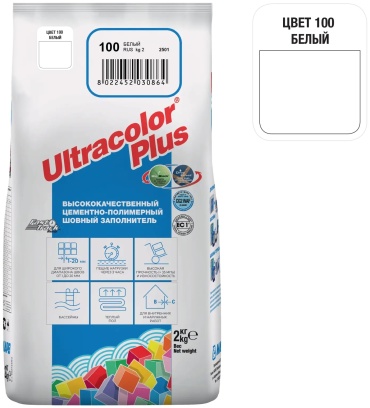 Mapei ULTRACOLOR PLUS 5 кг, цвет белый 100
