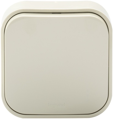 Выключатель клавишный Legrand Quteo 782230, слоновая кость