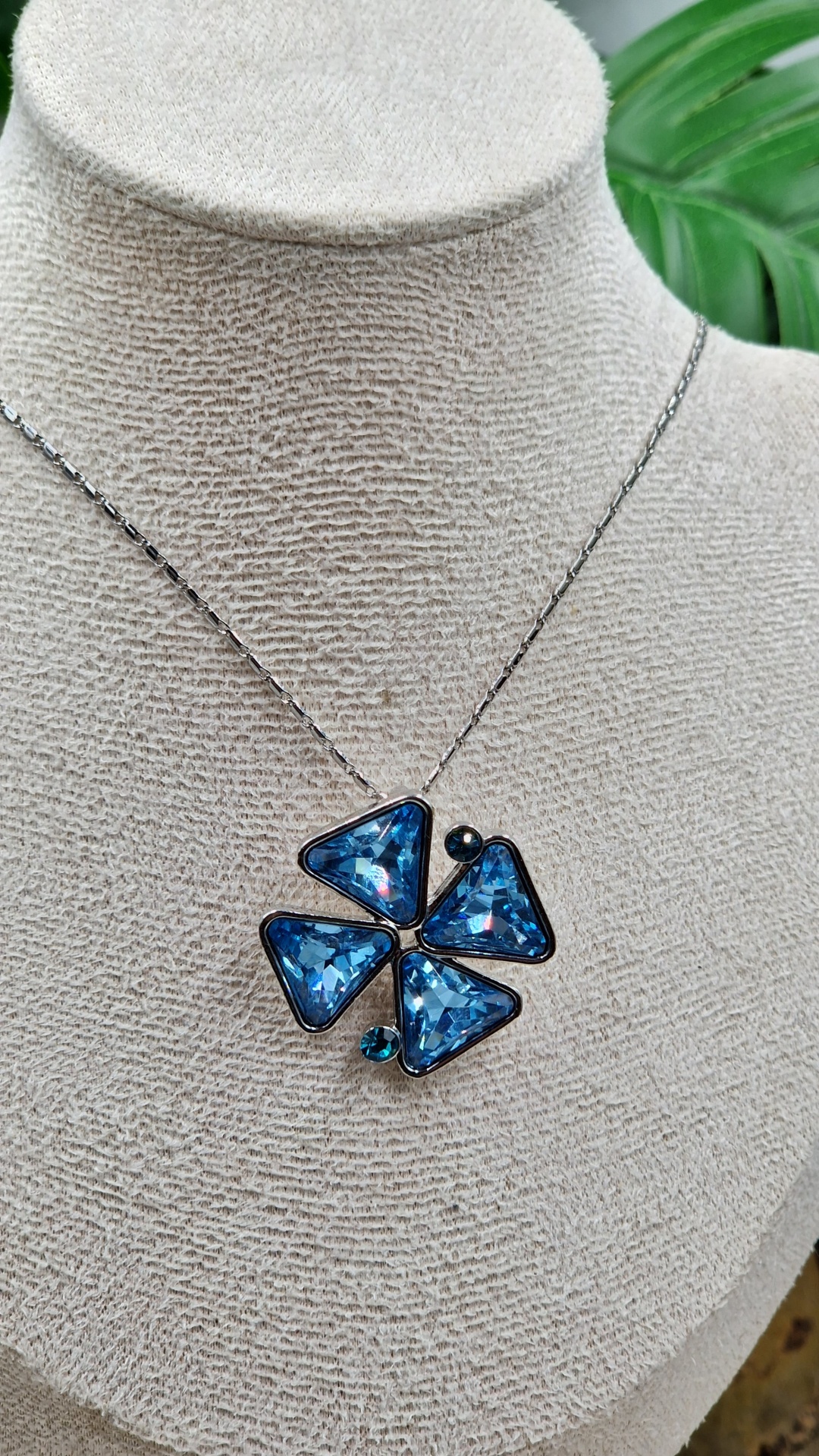 Подвеска медь, кристаллы Swarovski