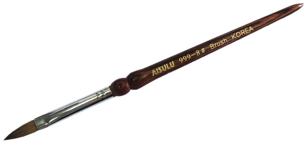 AISULU кисть для тонких линий дерево 1 шт