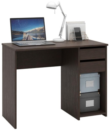 Стол письменный Assyl Mebel Pism, 90х50x75 см, коричневый