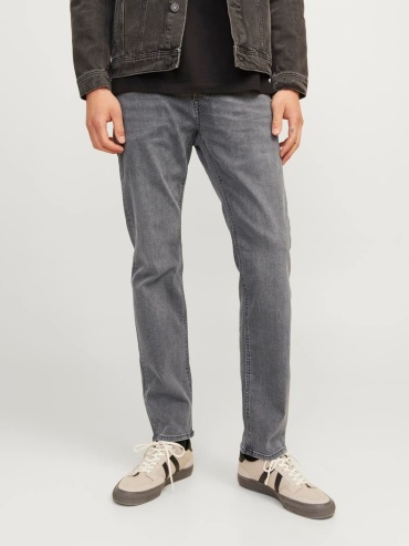 Джинсы зауженные Jack&Jones серый