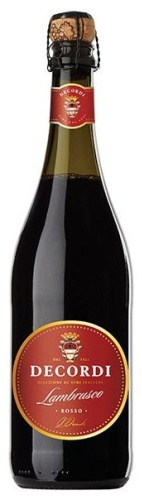 Lambrusco Decordi красное полусладкое 8% 0.75 л