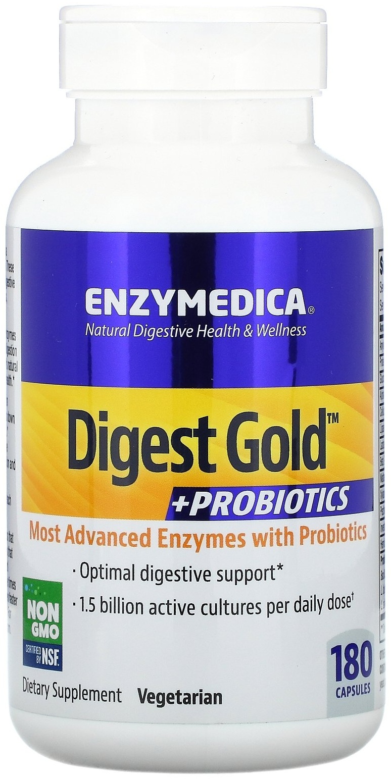 Купить Enzymedica пробиотик Digest Gold Probiotic 180 капсул в Алматы ...