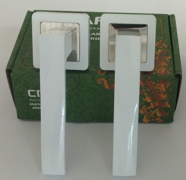 CRAF ручка на розетке 2 шт, Craf AFR 708 WW/CP