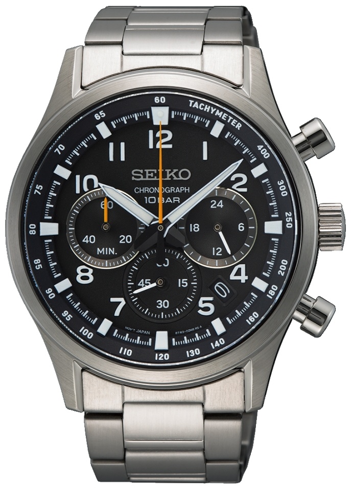 Кварцевые Seiko SSB447P1 нержавеющая сталь